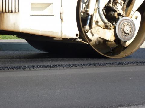 Fotografije izvedenog tankoslojnog završnog asfaltnog sloja